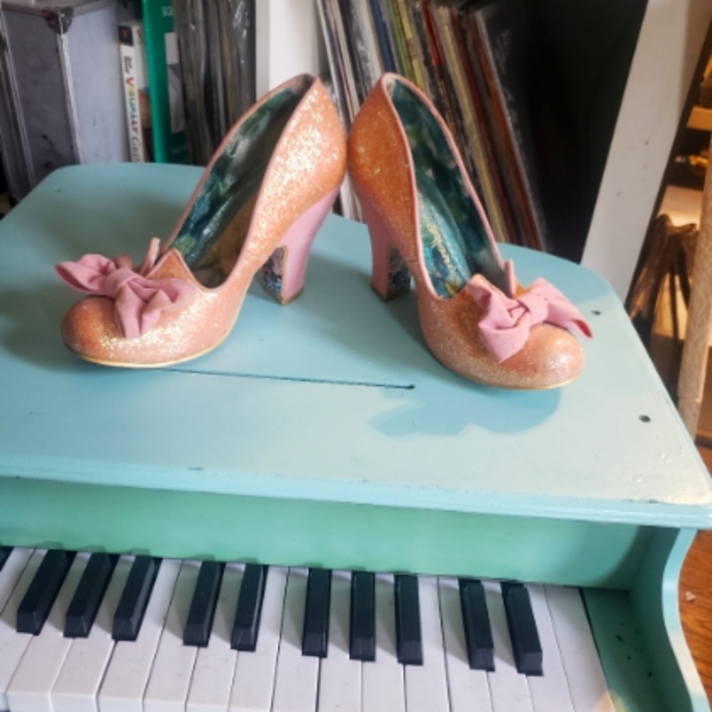 Irregular Choice Sparkle Pink heels